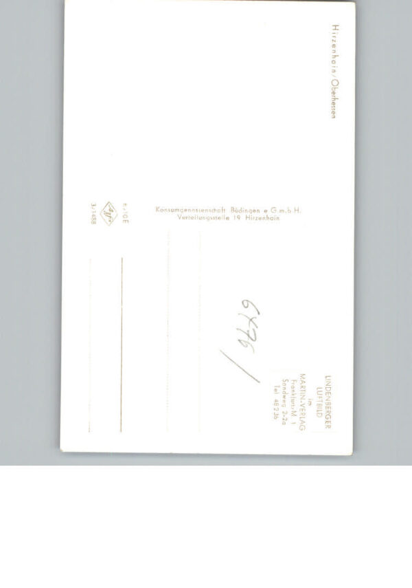 Hirzenhain Wetteraukreis Fliegeraufnahme – Bild 2