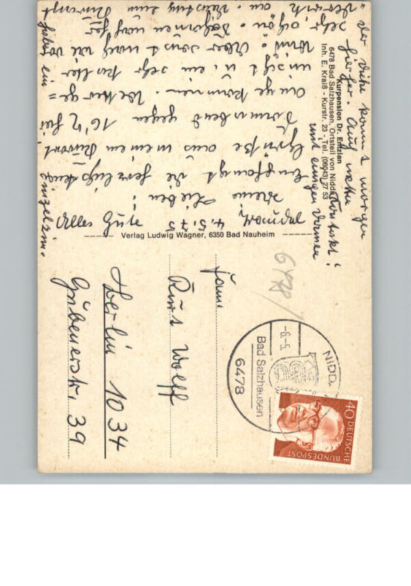 Bad Salzhausen Pension Dr. Entzian – Bild 2