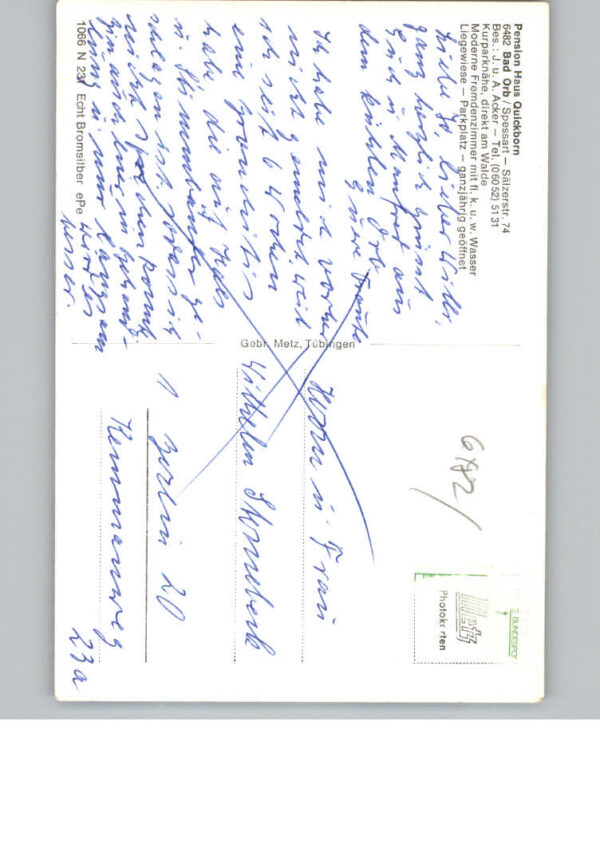 Bad  Orb Pension Haus Quickborn – Bild 2
