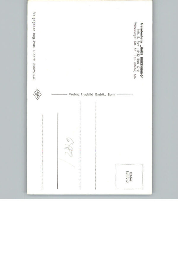 Bad  Orb Pension Haus Birkenhang – Bild 2