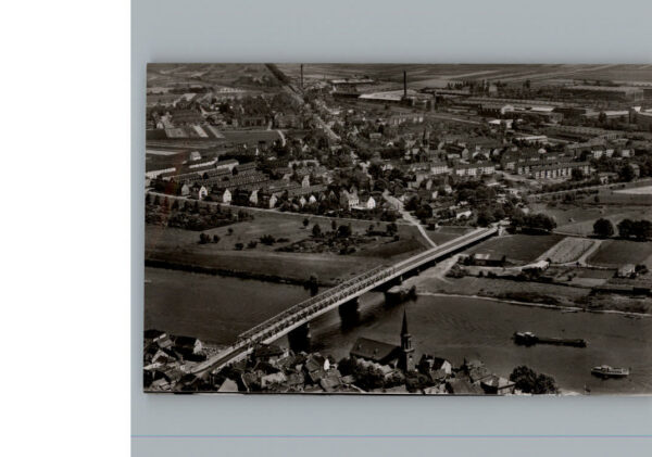 Gustavsburg Mainz Fliegeraufnahme