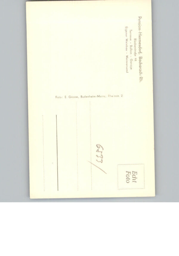 Bacharach Rhein Pension Hermesdorf – Bild 2
