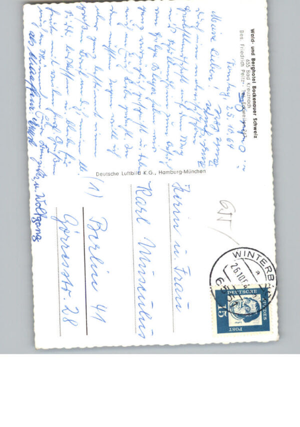 Bad  Kreuznach Fliegeraufnahme Hotel Bockenauer Schweiz – Bild 2