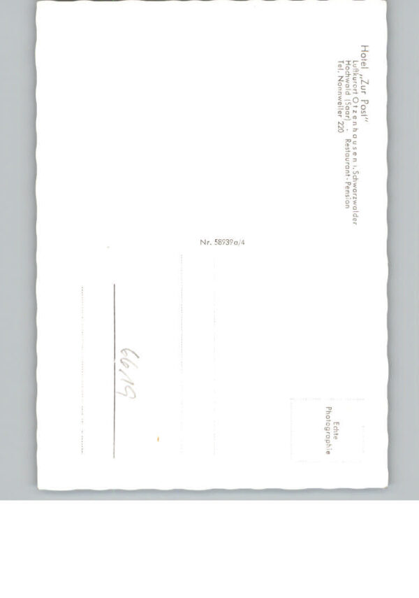 Otzenhausen Hotel Zur Post – Bild 2
