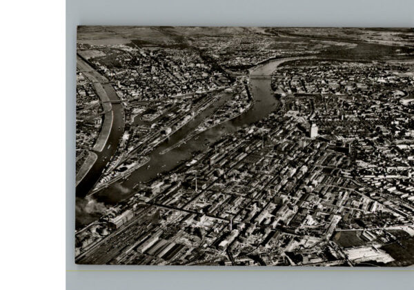 Ludwigshafen Rhein Fliegeraufnahme