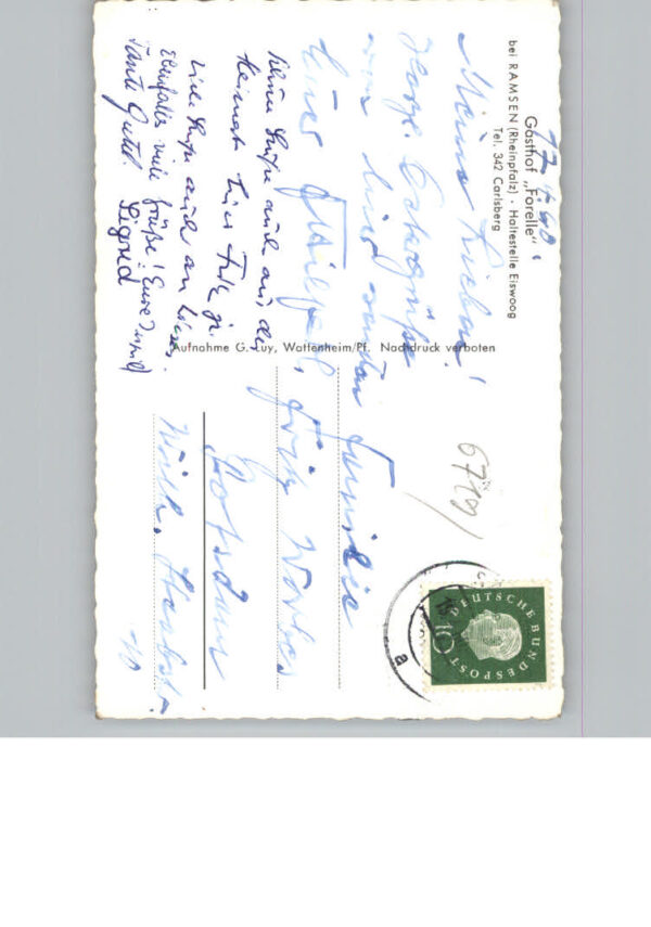 Ramsen Pfalz Gasthof Forelle – Bild 2