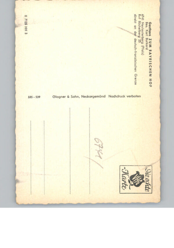 Neulauterburg gasthaus Zum Bayrischen Hof – Bild 2