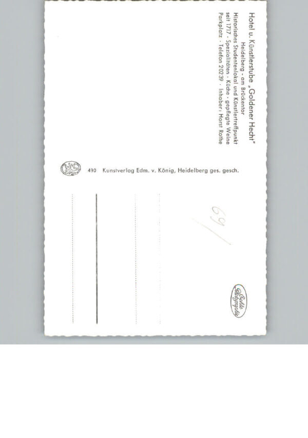 Heidelberg Neckar Hotel Goldener Hecht – Bild 2