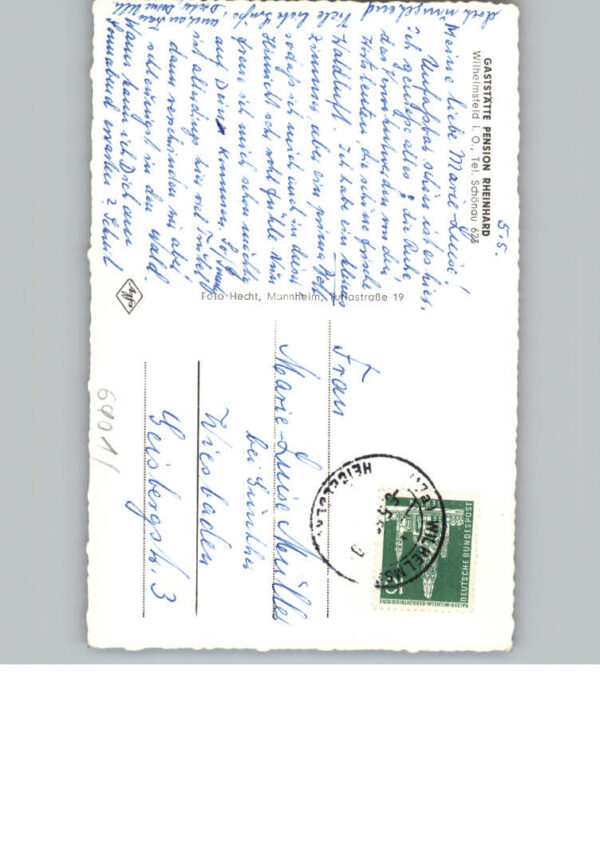 Wilhelmsfeld Pension - Gaststaette Rheinhard – Bild 2