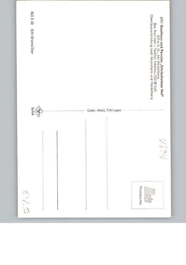 Wilhelmsfeld Gasthaus - Pension Schriesheimer Hof – Bild 2