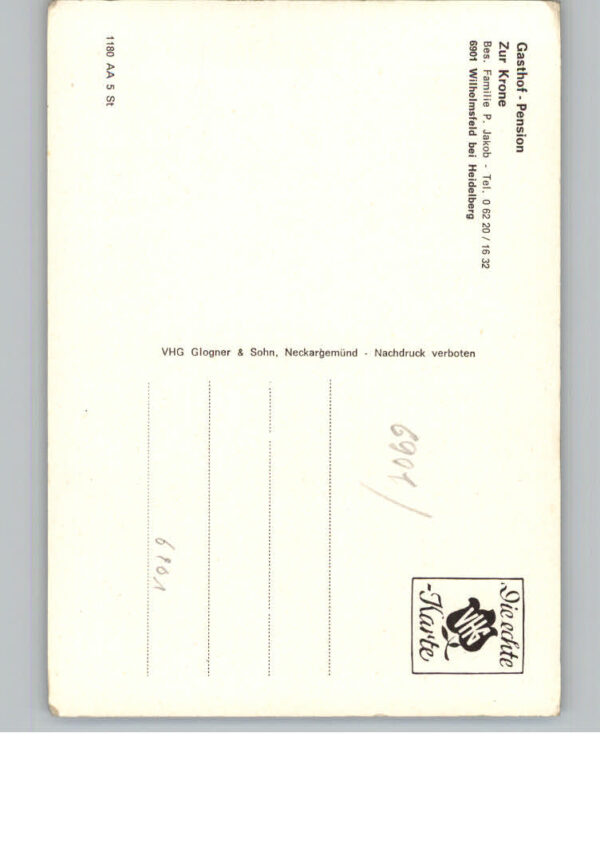 Wilhelmsfeld Gasthaus - Pension Krone – Bild 2