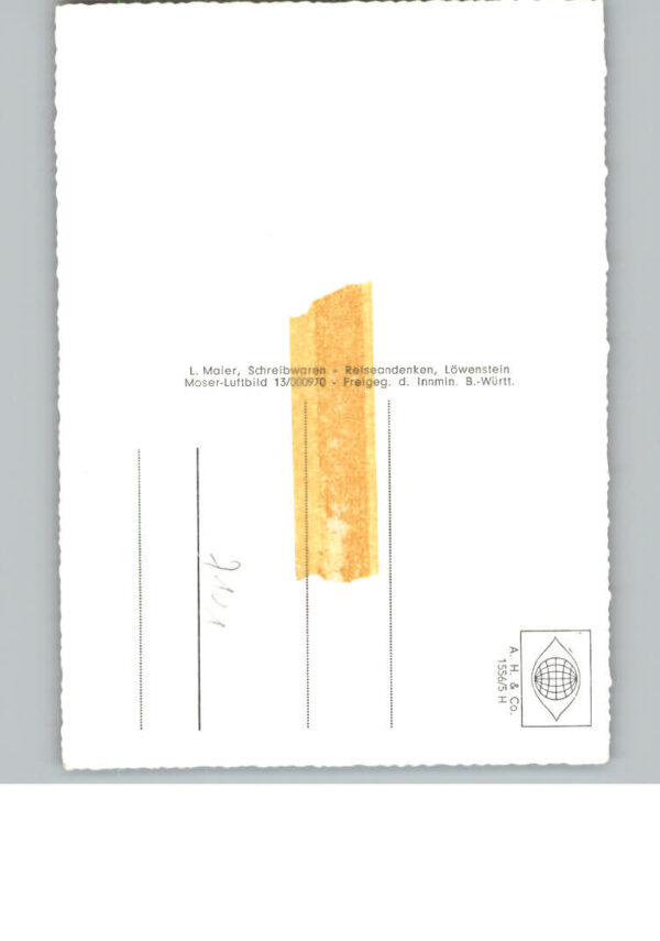 Loewenstein Wuerttemberg Fliegeraufnahme – Bild 2