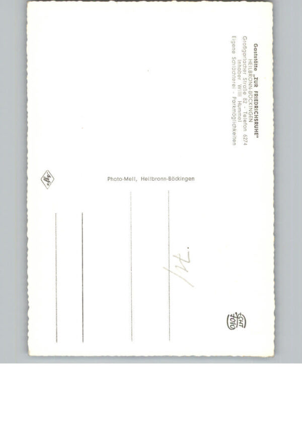 Boeckingen Gaststaette Zur Friedrichsruhe – Bild 2