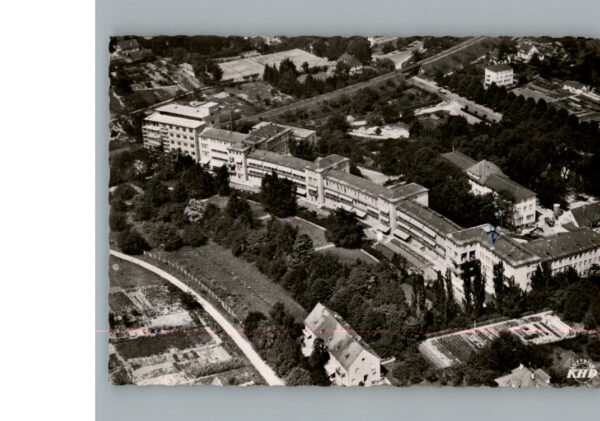 Heilbronn Neckar Fliegeraufnahme Krankenhaus