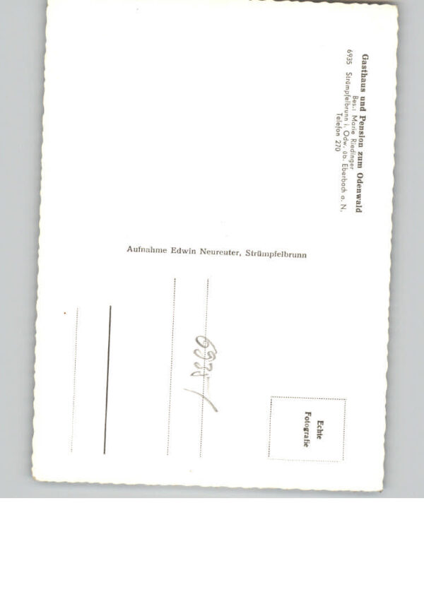 Struempfelbrunn Gasthaus - Pension Zum Odenwald – Bild 2