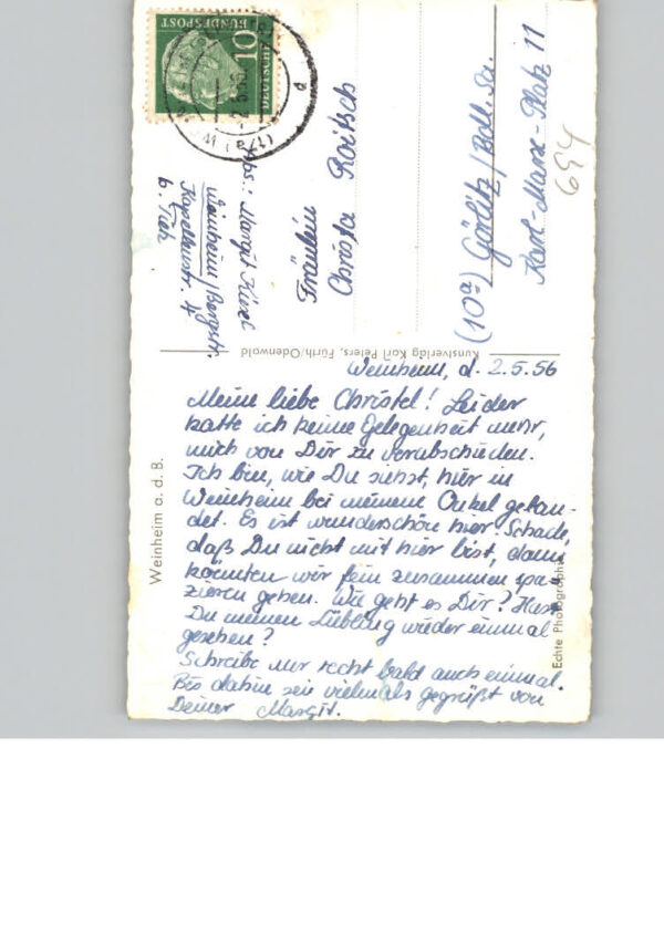 Weinheim Bergstrasse Strassenbahn – Bild 2