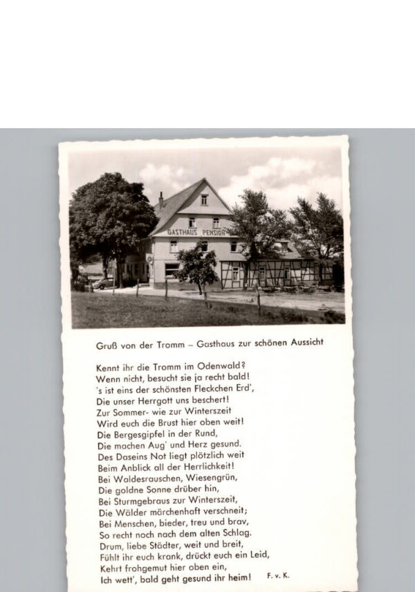 Tromm Gasthaus Zur Schoenen Aussicht