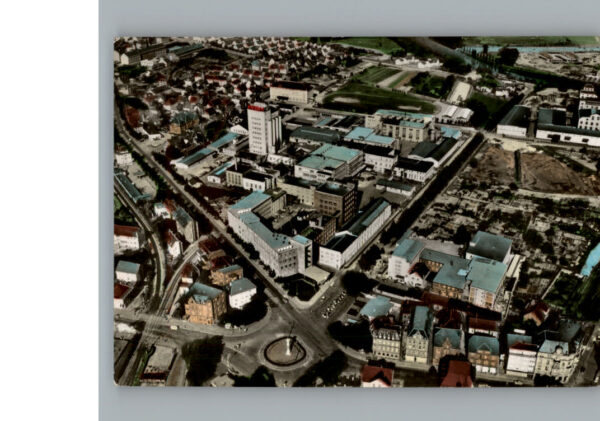 Heilbronn Neckar Fliegeraufnahme Nahrungsmittelwerke Knorr
