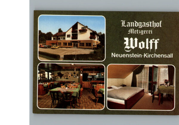 Neuenstein Wuerttemberg Gasthof Metzgerei Wolff