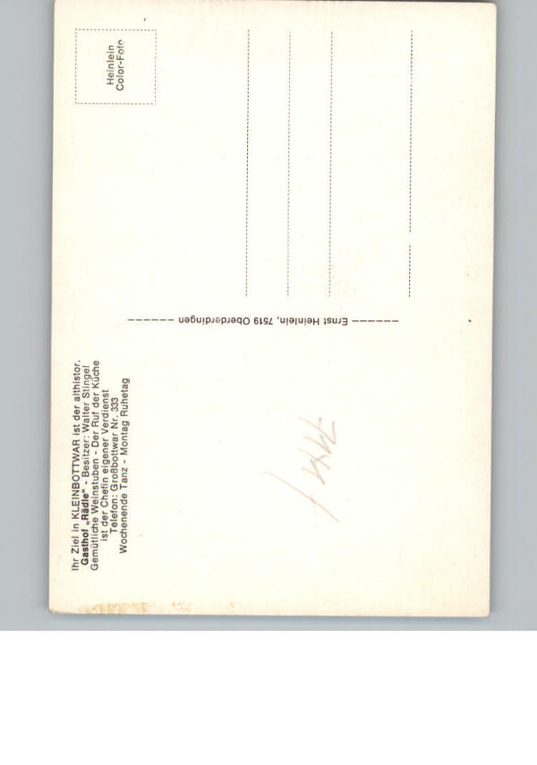 Grossbottwar Gasthof Raedle – Bild 2