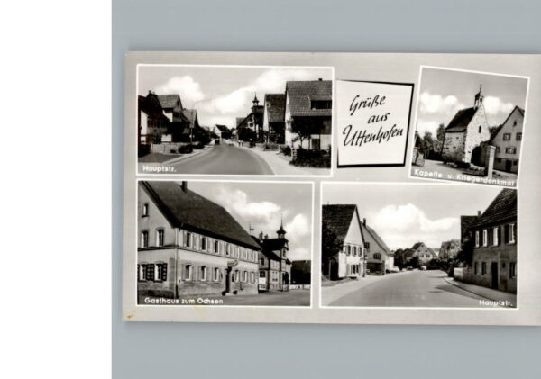 Uttenhofen Schwaebisch Hall Hauptstr. Gasthaus Zum Ochsen