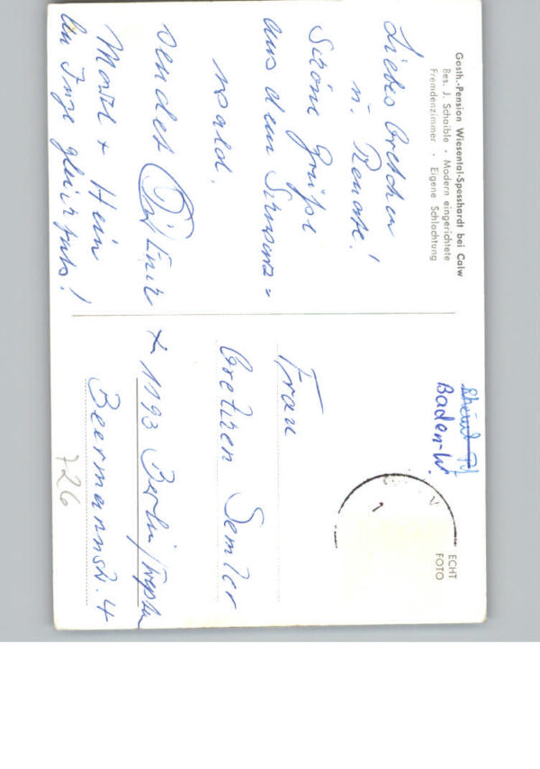 Spesshardt Gasthaus Pension Wiesental – Bild 2