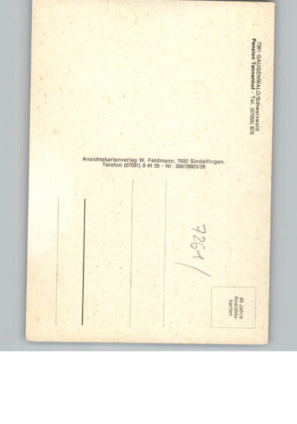Gaugenwald Pension Tannenhof – Bild 2