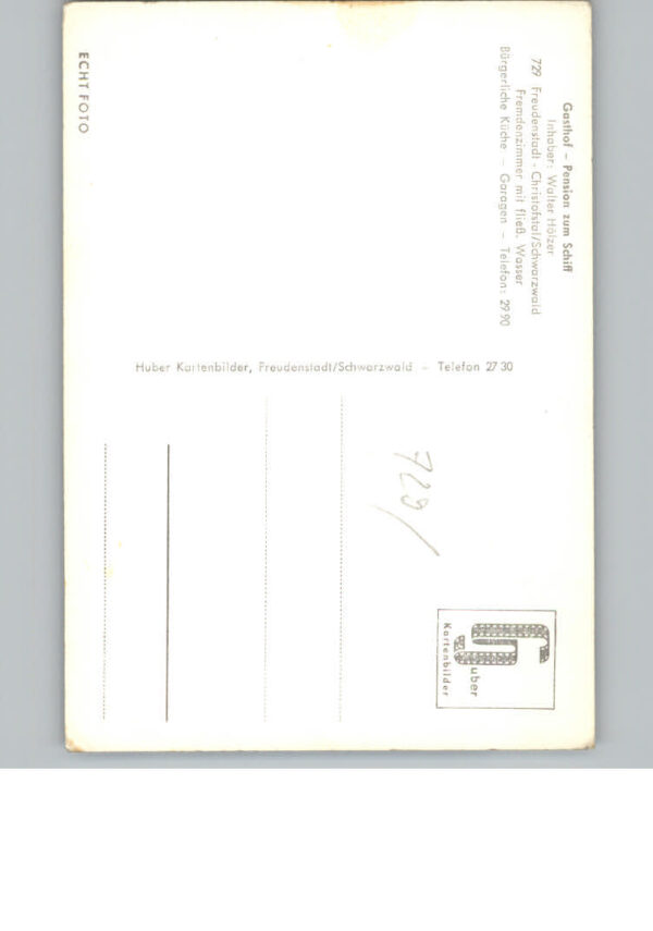 Freudenstadt Gasthof Pension Zum Schiff – Bild 2