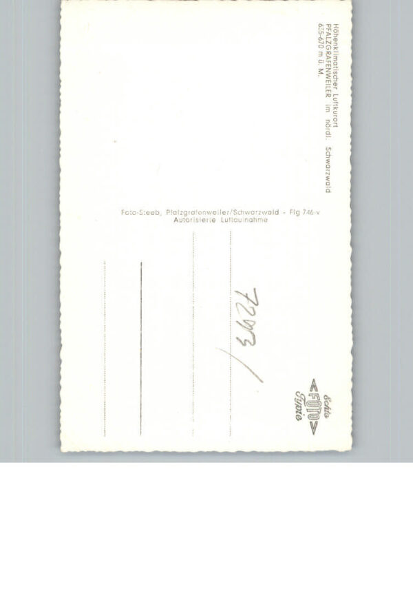 Pfalzgrafenweiler Fliegeraufnahme – Bild 2