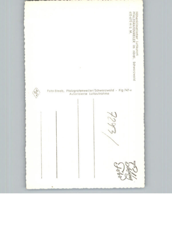 Pfalzgrafenweiler Fliegeraufnahme – Bild 2