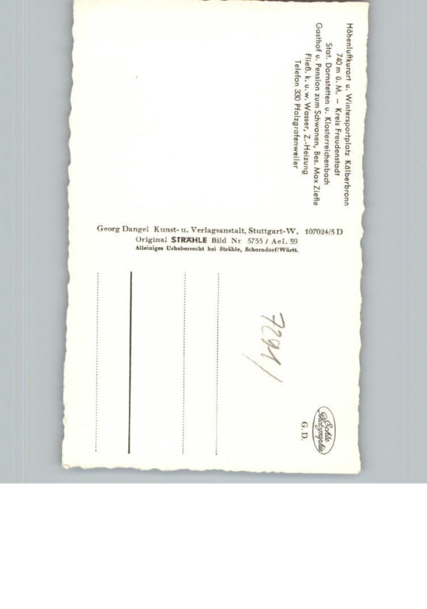Kaelberbronn Fliegeraufnahme – Bild 2