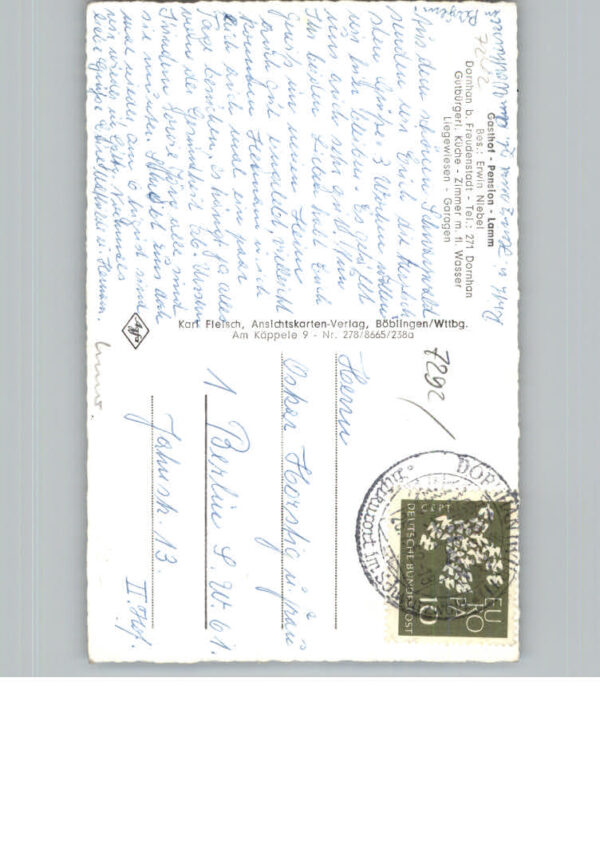Dornhan Gasthof Pension Lamm – Bild 2