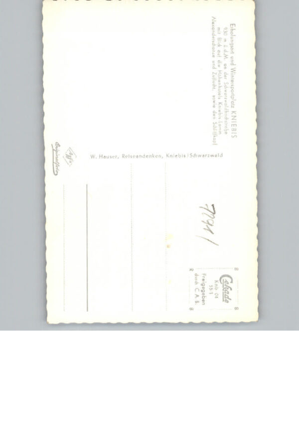 Kniebis Freudenstadt Fliegeraufnahme – Bild 2