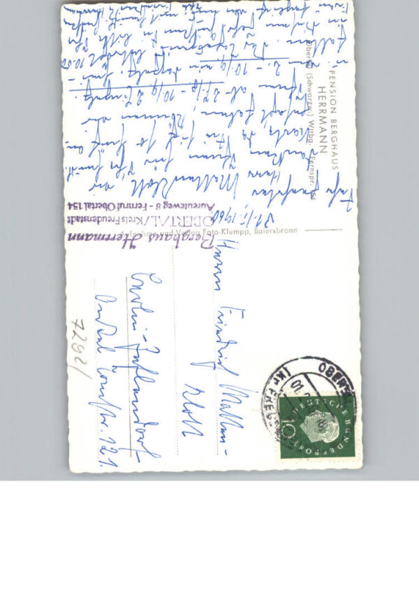 Obertal Baiersbronn Pension Berghaus Herrmann – Bild 2