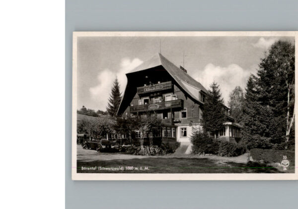 Baerental Feldberg Gasthof Pension Adler