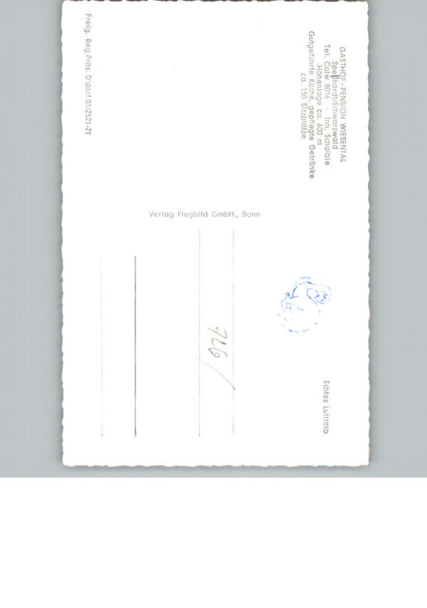 Spesshardt Fliegeraufnahme Gasthof Wiesental – Bild 2