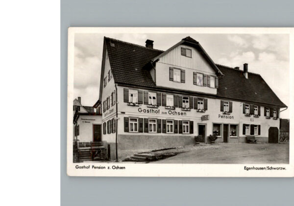 Egenhausen Wuerttemberg Gasthof Pension Zum Ochsen