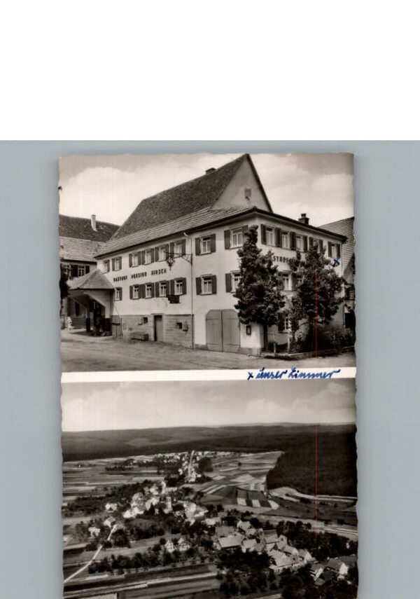 Simmersfeld Gasthof Pension Hirsch, Fliegeraufnahme