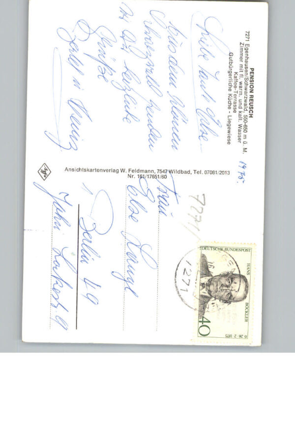 Egenhausen Wuerttemberg Pension Reusch – Bild 2