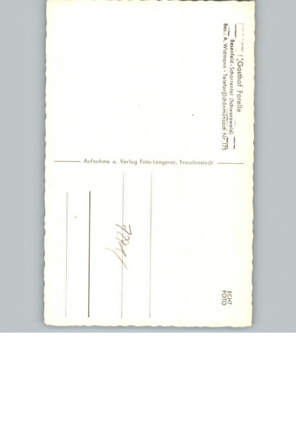 Besenfeld Gasthof Forelle – Bild 2