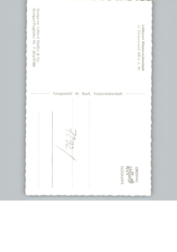 Klosterreichenbach Fliegeraufnahme – Bild 2