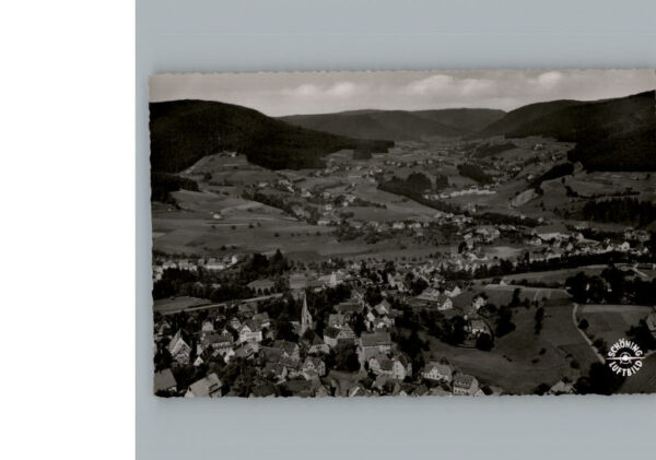 Baiersbronn Schwarzwald Fliegeraufnahme