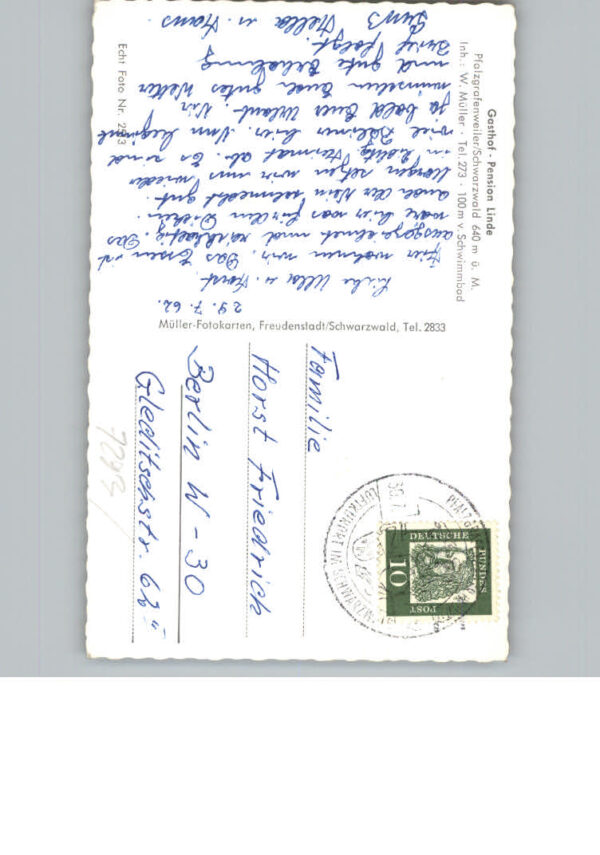 Pfalzgrafenweiler Gasthof Pension Linde – Bild 2