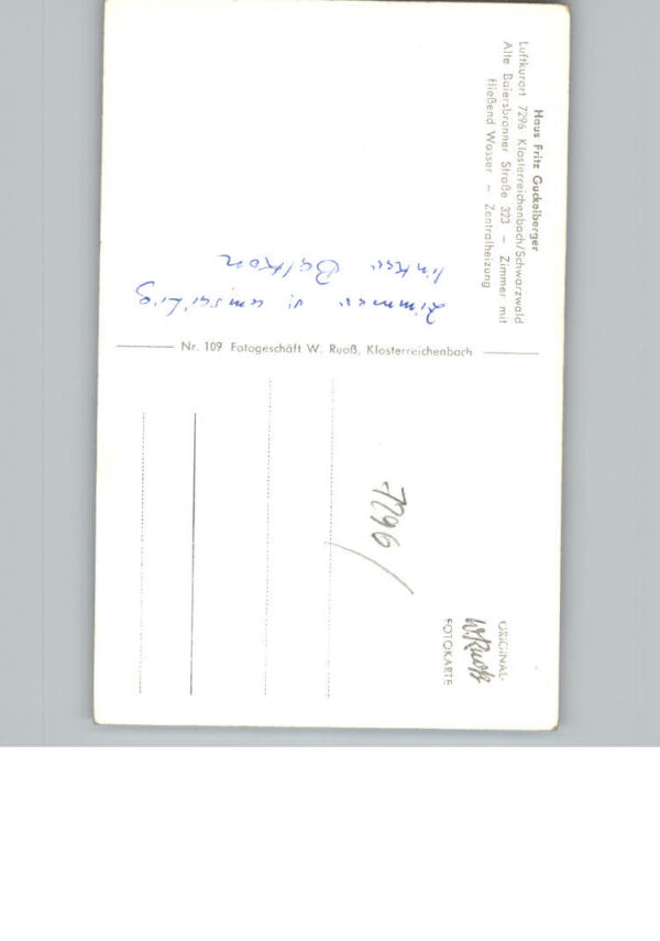 Klosterreichenbach Haus Fritz Guckelberger – Bild 2
