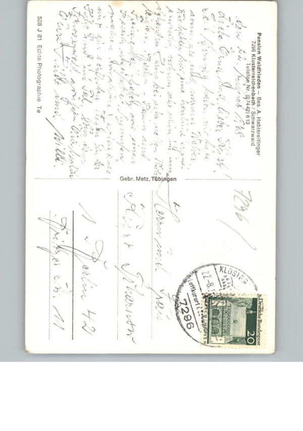 Klosterreichenbach Pension Waldfrieden – Bild 2