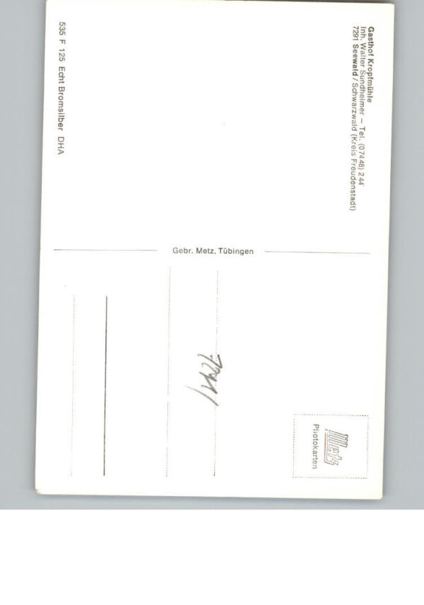 Seewald Gasthof Kropfmuehle – Bild 2