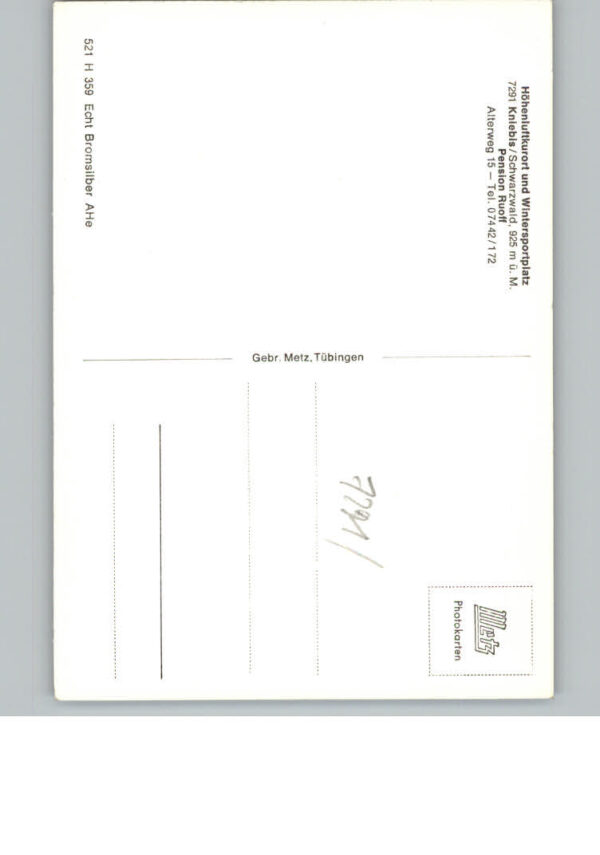 Kniebis Freudenstadt Pension Ruoff – Bild 2