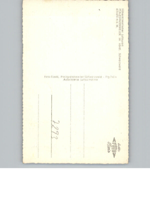 Pfalzgrafenweiler Fliegeraufnahme – Bild 2