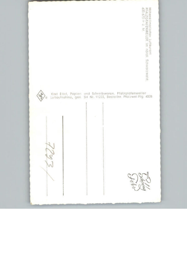 Pfalzgrafenweiler Fliegeraufnahme – Bild 2