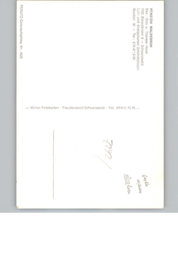 Baiersbronn Schwarzwald Pension Waldesruh – Bild 2